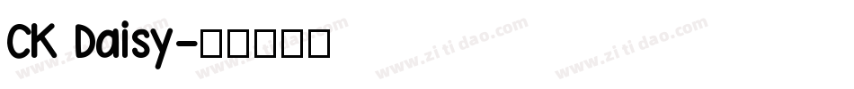 CK Daisy字体转换